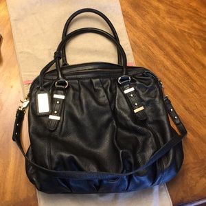 Badgley Mischka Large Black Hobo Bag